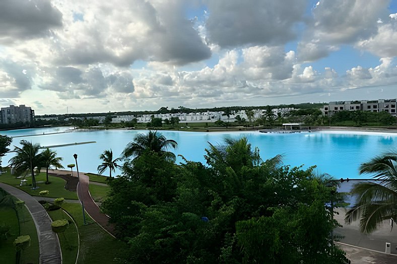 Departamento con vista a hermosa laguna