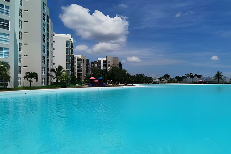 Departamento con vista a hermosa laguna