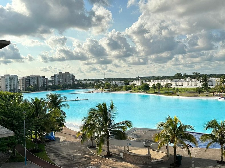 Departamento con vista a hermosa laguna